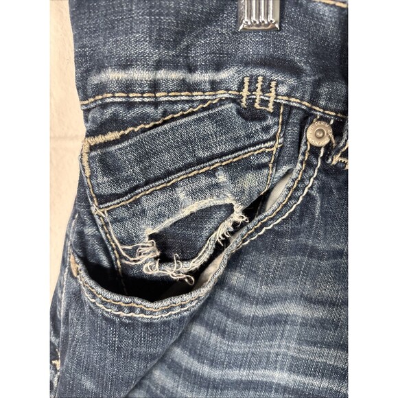 Buckle Jeans Mens 36x33 BKE Justin Relaxed Fit Bootcut Button Fly - Picture 5 of 14